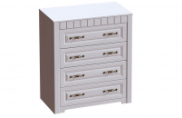 Комод Прованс 07 Бодега белая Платина премиум_0