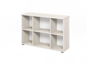 Стеллаж низкий LEMO L-69 Сосна Скандинавия_3