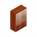 Шкаф для документов с прозрачными стеклами Р.Шс-3СБ Орех Гепланкт_34