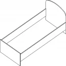 Кровать Проспект Гм.КРО-8 бук светлый_7