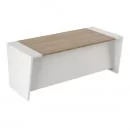 Стол письменный с глянцевой панелью ASTI AST33911221 Вяз Белый_4