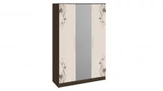 Шкаф комбинированный Мишель 05 Венге Цаво/Дуб Белфорт с рисунком_0