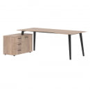 Стол руководителя правый JAY JCT 2013 R Дуб Каньон_2