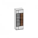 Шкаф-витрина Корано Бм.Кор-02 правый Белый глянец_2