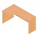 Стол компьютерный угловой Р.РС-16 (левый) дуб молочный_6