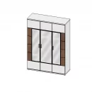 Шкаф-гардероб Корано Бм.Кор-36 ольха_8