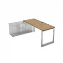 Стол рабочий GLOSS LINE НСТЛ-О.974 Ivory_27