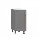 Тумба кухонная окончание 350 Джелатто ЛД 241.220.000.097 Белый Оникс серый_5