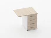 Тумба приставная Deka 9.05.08 Туя/Белый_19