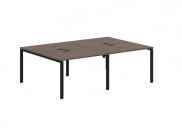 Бенч-система 4-местная EDIS EUWST 2316 Дуб Денвер темный Черный_47