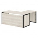 Стол письменный угловой левый XTEN-QP XQPCT 1615H L Сосна Эдмонт Антрацит_34