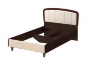 Кровать 120*200 Катрин 92.03 Дуб венге Белый песок Санчо крем_4