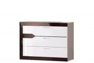 Комод Ронда №311 Венге Белый глянец_0
