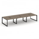 Рабочая станция двухсторонняя Стайл Проджект SN-59O.DRS-063 Вяз Благородный/Металл Черный/Черный Заг_96