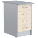 Тумба приставная IMAGO ТП-4.2А Клен Металлик_6