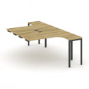 Рабочая станция-приставка к опорным тумбам CONCEPT CN.DSAPR-002 Дуб Винченцо Черный_9