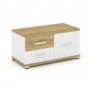 Тумба приставная сервисная CONCEPT CN.TSR-001 B/W Дуб Винченцо Белый бриллиант Белый_21