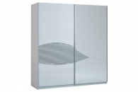 Шкаф-купе 2-х дверный с зеркалом Селеста Шк92 Ясень Анкор светлый_0