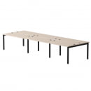 Бенч-система на 6 мест на металлокаркасе Everprof EVO 254S016 (4140) Дуб Соната Черный_7