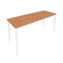 Стол письменный на металлокаркасе SLIM SYSTEM С.СП-6.1 Груша-Белый_10