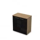 Шкаф низкий со стеклом GLOSS LINE 9НШ.023.4 Teakwood_15