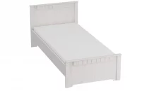 Кровать Прованс №4 Бодега белая Патина премиум_0