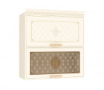 Шкаф-витрина кухонный (с системой плавного закрывания) Милана 23.09.1 Сосна Астрид/Ваниль_16