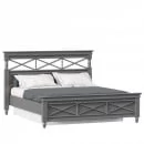 Кровать двуспальная 1600 с подъемным механизмом Амели ЛД 642.790.000 Оникс серый_0
