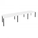 Стол переговорный (3 столешницы) ONIX O.MP-PRG-3.3 Белый Бриллиант/Антрацит_50