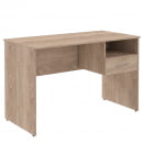 Стол письменный (S-1200) R с правой подвесной тумбой Дуб Сонома Светлый_1