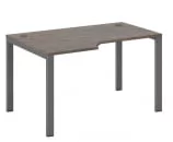 Стол эргономичный левый на металлоопорах New Line NLN36322434 Дуб шамони темный_20