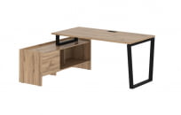 Стол с тумбой EDIS EVCT 17814 Дуб Денвер светлый Черный_64