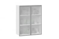 Шкаф кухонный 800 высокий со стеклом Шервуд ЛД 281.461.000.129 Белый_26