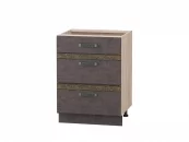 Стол с 3 ящиками (система Hettich) Бруклин 101.91 Дуб Кронберг/Лагода/Антрацит_15