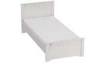 Кровать Прованс №4 с основанием Бодега белая Патина премиум_2