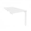 Стол-приставка двойной на П-образном м/к к опорным элем. ONIX O.MP-D.SPR-0.8 Белый Бриллиант_40