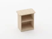 Тумба приставная к столу Glassy 3.18.10 Дуб молочный_15