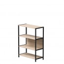 Стеллаж металлический средний Everprof EVO 254Н010 Дуб Соната Черный_2