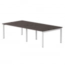 Бенч-система на 4 места на металлокаркасе Everprof EVO 254S118 Дуб Пасадена Белый_12