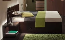 Кровать 3 (1400) HYPER Венге (спальня)_2