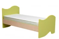 Кровать детская Юниор-11.3 900*2000 Дуб молочный/Ярко-розовый_1