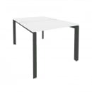 Рабочая станция на П-образном м/к ONIX O.MP-D.RS-2.1.7 Белый Бриллиант/Антрацит_90