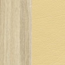 Дуб сонома светлый/Кожа крем