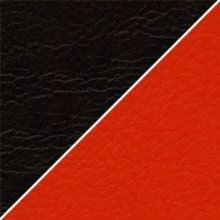 Иск. кожа черная / красная 36-6/36-161