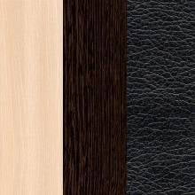 Дуб Молочный/Венге/Кожзам Венге