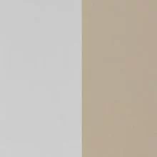 Белый/Мокко металл