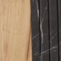 Дуб золотой/Камень Пьетра чёрный