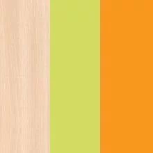 Дуб молочный/Лайм/Оранжевый
