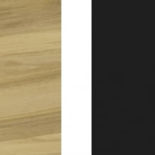 Дуб Винченцо/Белый бриллиант/Черный