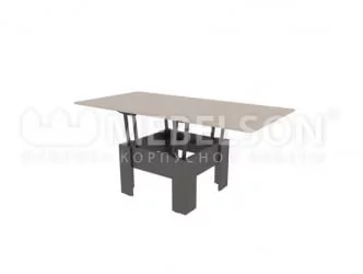 Раздвижной журнальный столик Секрет модуль 01 Венге/Дуб млечный